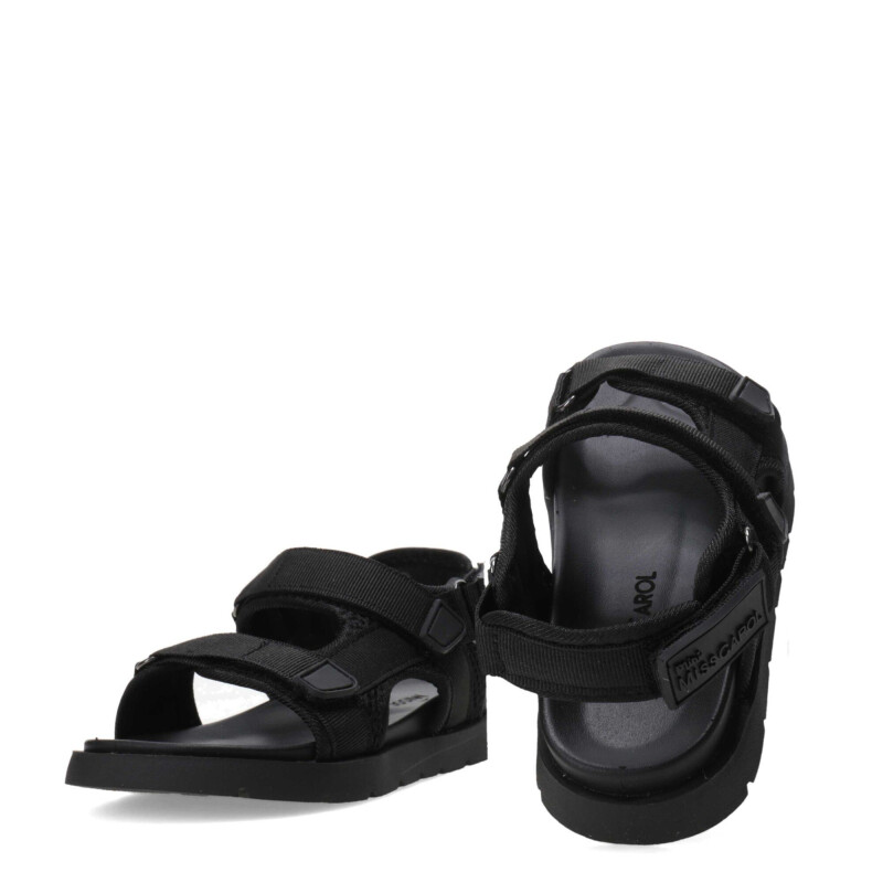 Sandalias de Niña MINI Miss Carol Lumo Negro