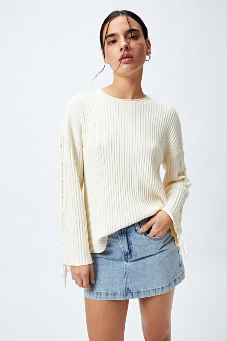 SWEATER PASSERE Crudo