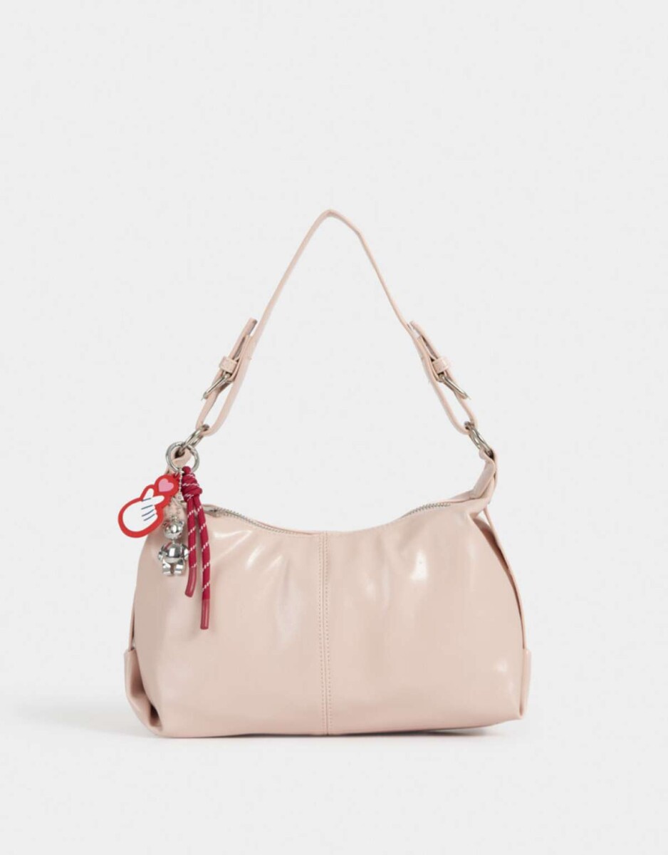 Bandolera Hobo Rosa - Rosa Viejo 