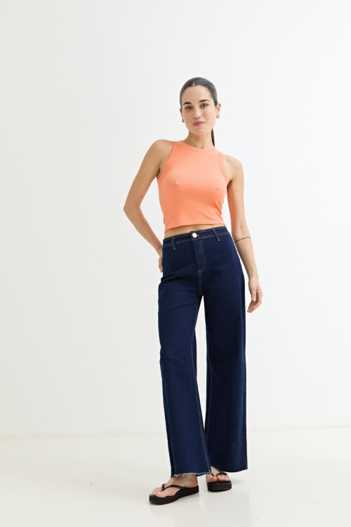 Musculosa cropped SALMON