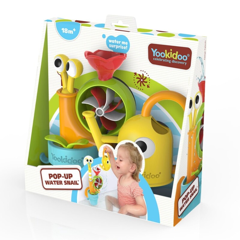 Pop Up Water Snail Juego de Baño Yookidoo Pop Up Water Snail Juego de Baño Yookidoo