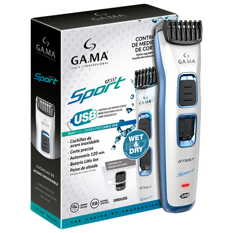 Cortadora de Pelo Clipper a Bateria Gama Sport GT577 Cortadora de Pelo Clipper a Bateria Gama Sport GT577