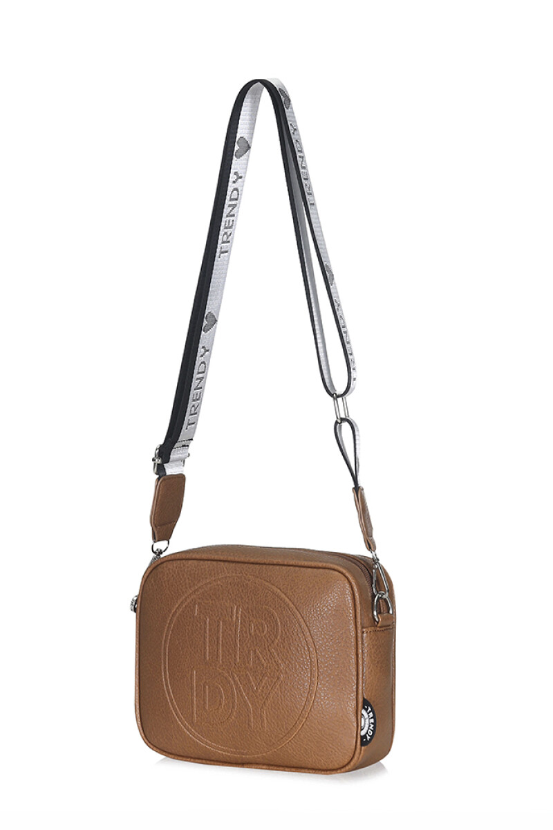 Bandolera trendy marrón