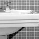 Guardas Decorados Vidrio Malla Gris Mate 32.2X32.2Cmpared 000