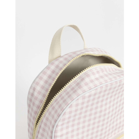 Mochila Infantil Bordada Estampado Geometrico