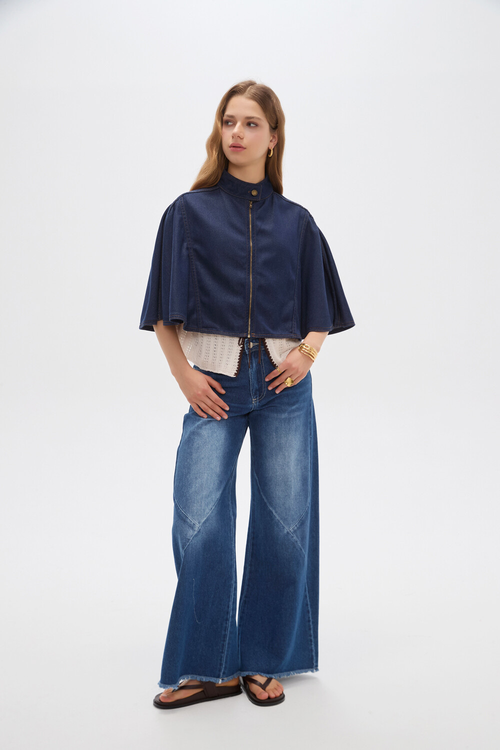 Poncho Tipai Azul