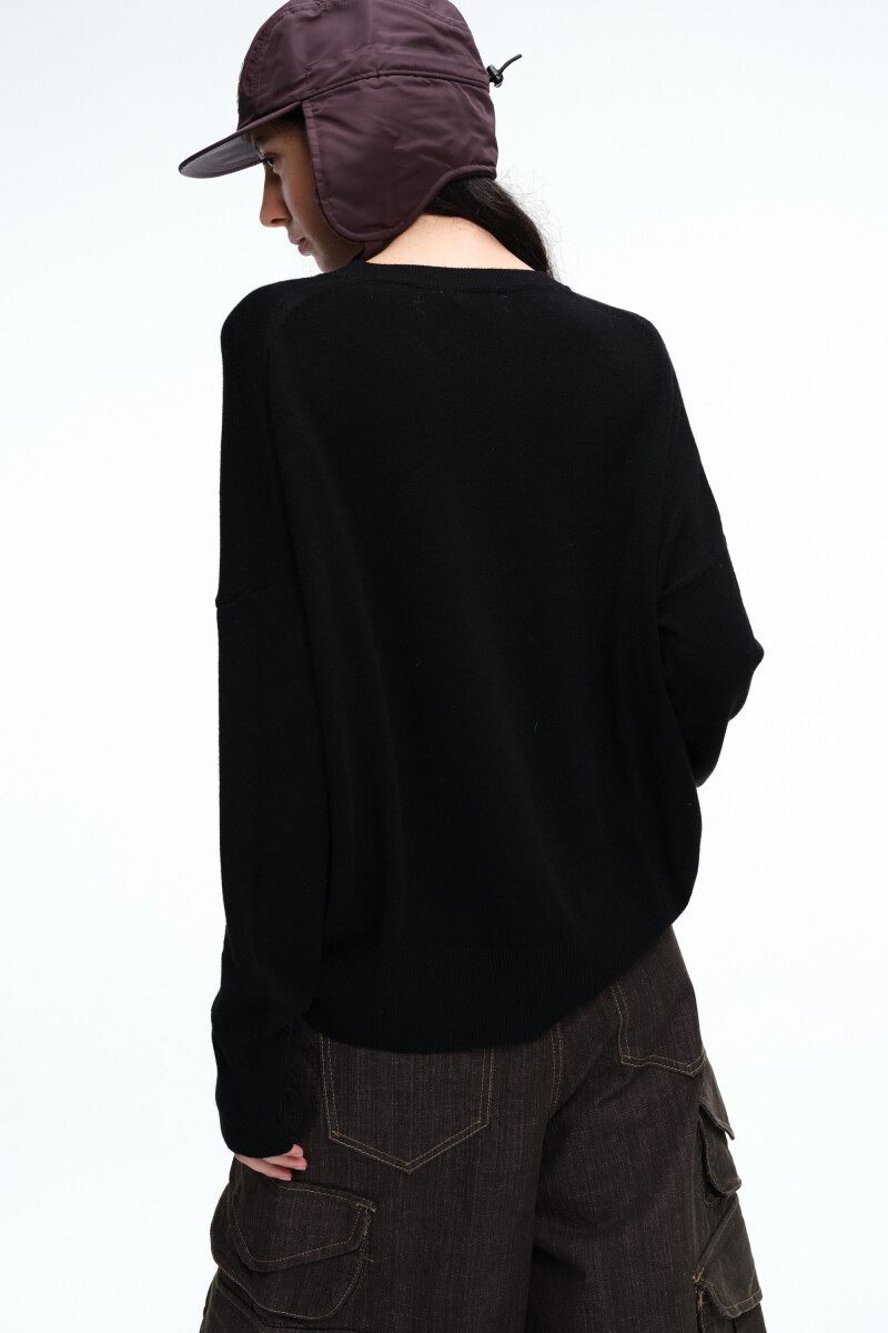 SWEATER BASE Negro