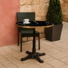 MESA DE EXTERIOR GLOWING Negro - CIRCULAR
