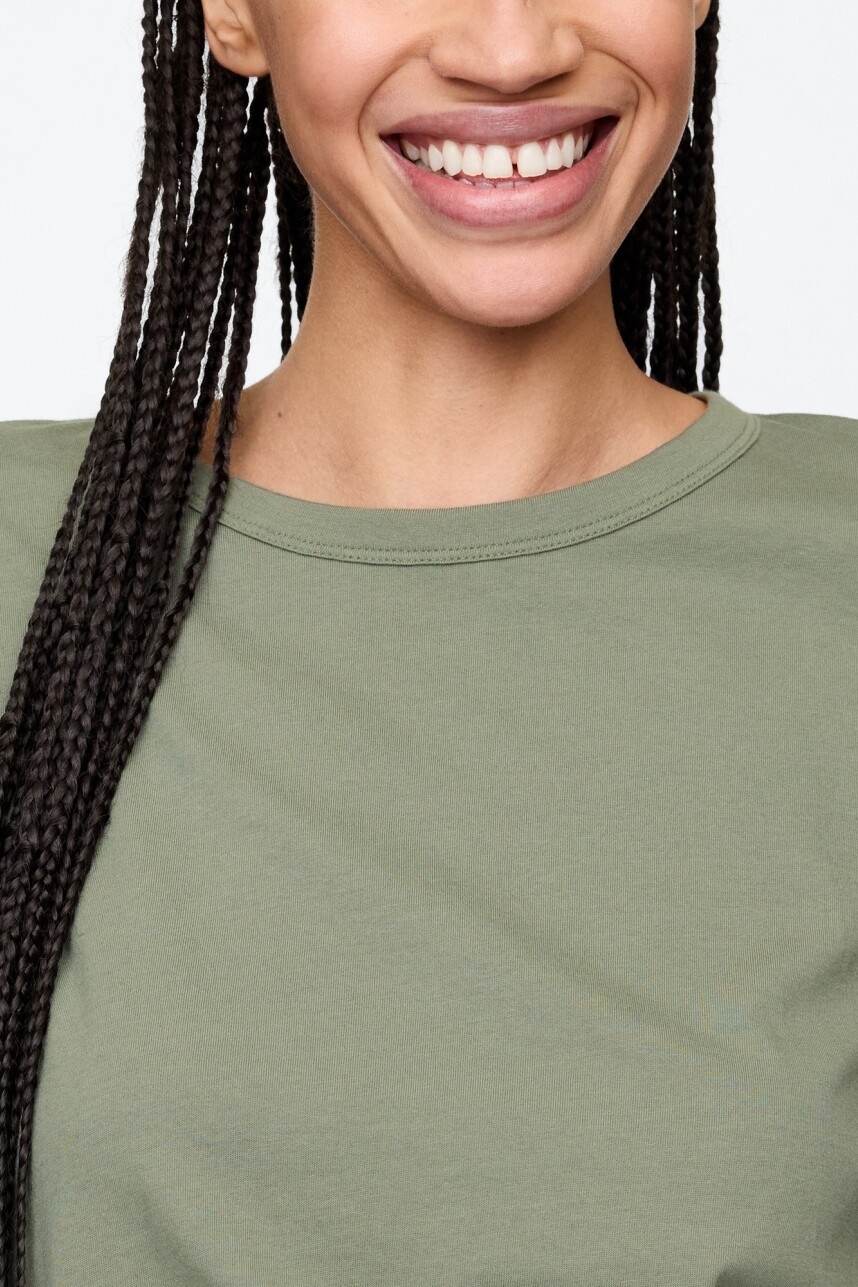 Remera Manga Larga Mujer Mesculen Green