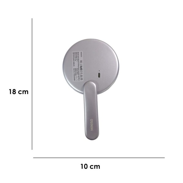 Espejo LED circular violeta