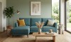Sofa con Chaise MORGAN Petróleo