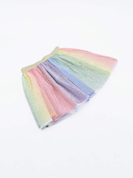 POLLERA TUTU MULTICOLOR MULTICOLOR