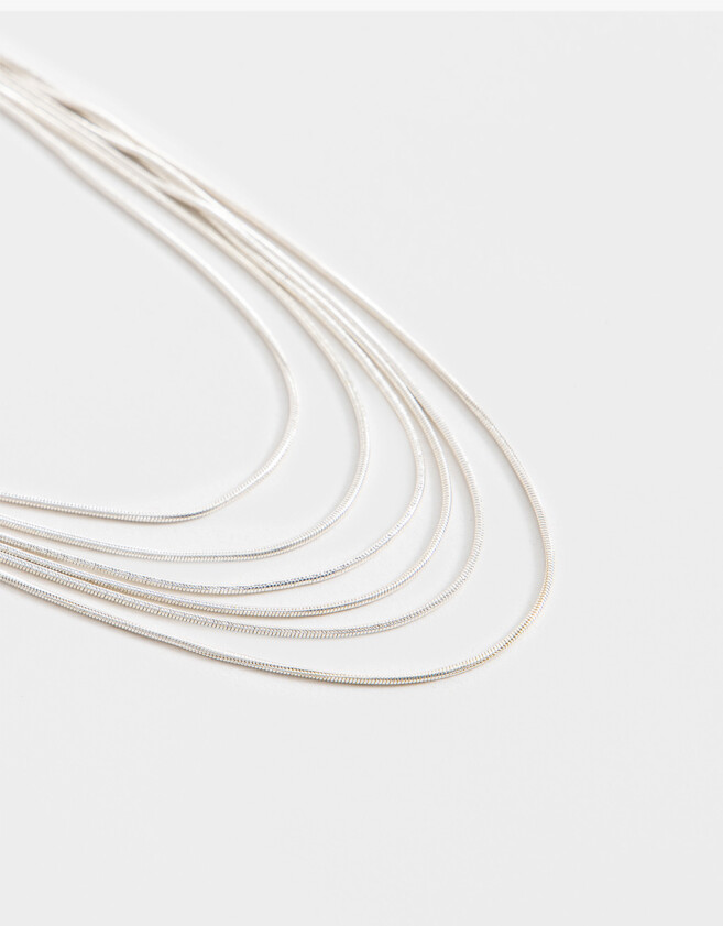 Collares Cortos Premium Silver Cortos - Plateado