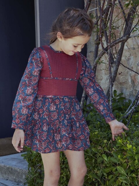 Vestido Estampado Con Petroleo