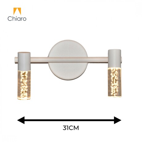 Aplique Led doble cilindro efecto agua 12W Aplique Led doble cilindro efecto agua 12W