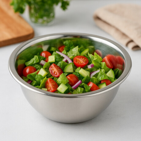 Bowl de 750 Ml de Acero Inoxidable 16.5 cm Bowl de 750 Ml de Acero Inoxidable 16.5 cm