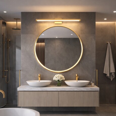 Luminaria Barra de led lineal 60cm 3EN1 DORADO