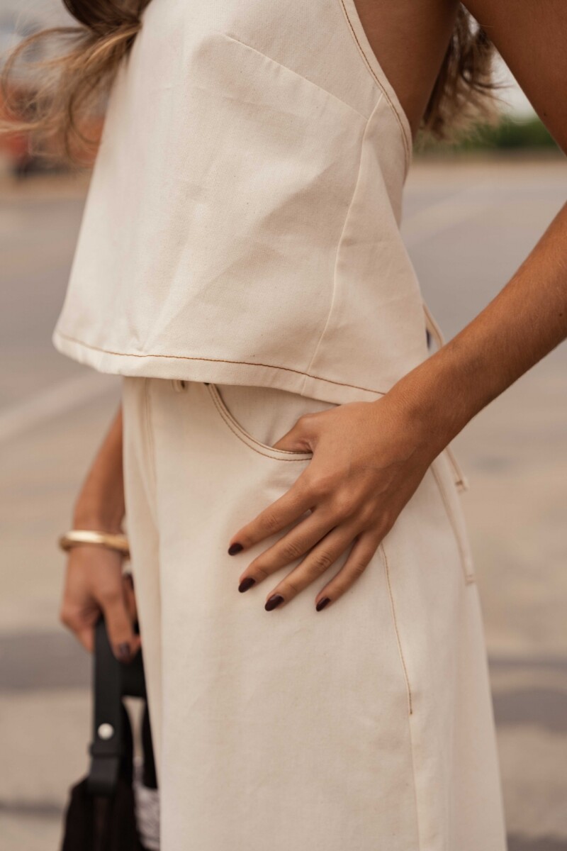 Pantalon Gretta Areia Pantalon Gretta Areia