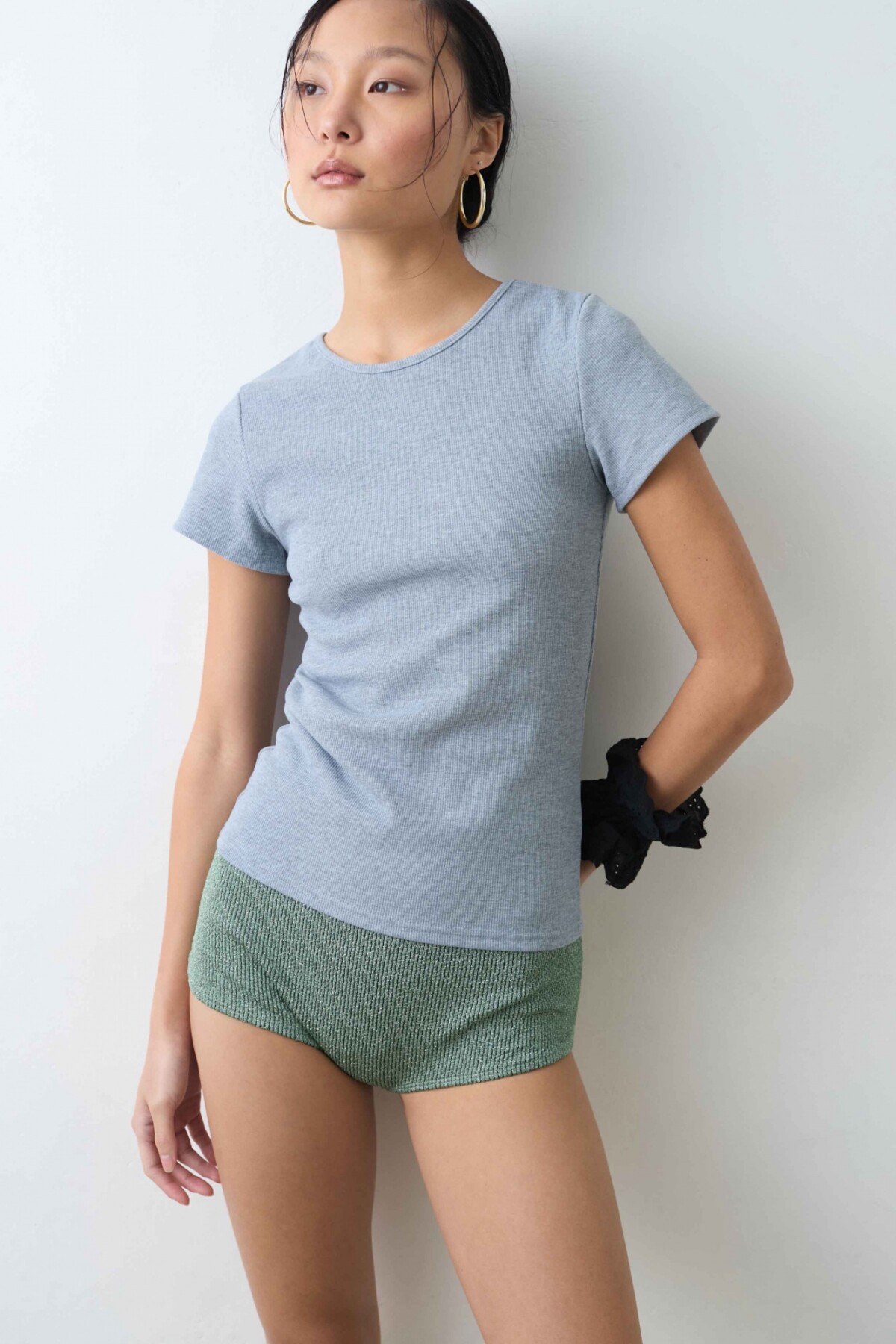 Top Elda Gris Melange