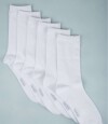 Pack de tres medias lisas. de algodón. en varios colores sur Blanco