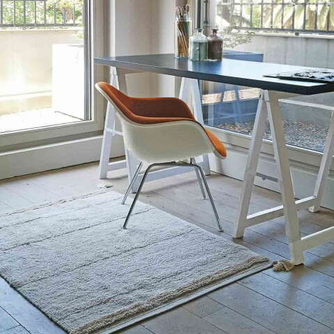 Alfombra lavable Bloom Natural XS
