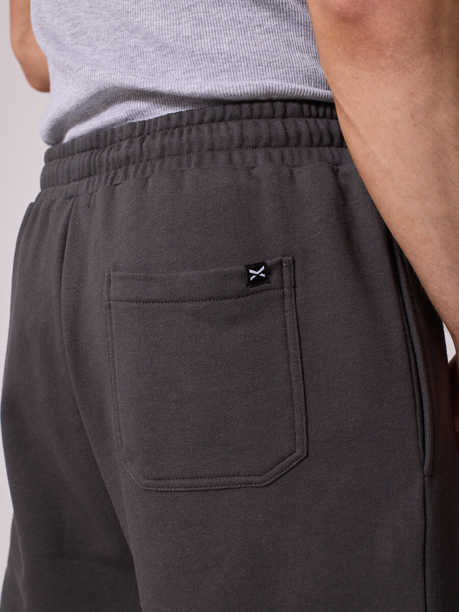 BERMUDA FELPA DOLON DIXIE Gris Oscuro