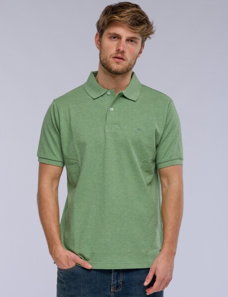 Remera polo pique lisa Lima