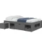 Cama 2 plazas con Cajones - Charme - Linea Funcional Gris
