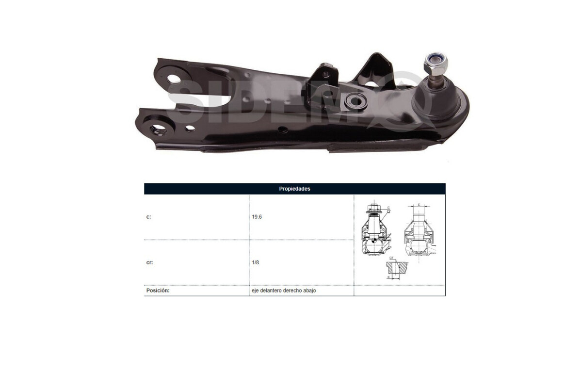 Parilla De Suspension Delantera Nissan D22 96-25 Der Parilla De Suspension Delantera Nissan D22 96-25 Der
