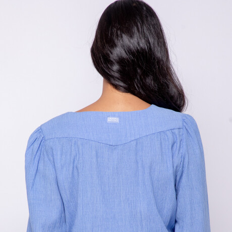 BLUSA CARDILLO Celeste Cielo