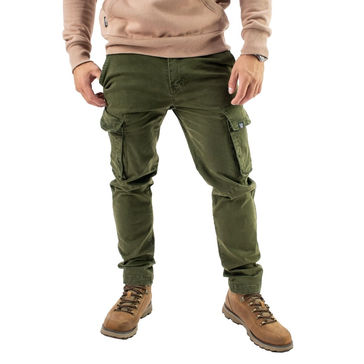 PANTALON CARGO 30-38 - GREEN 