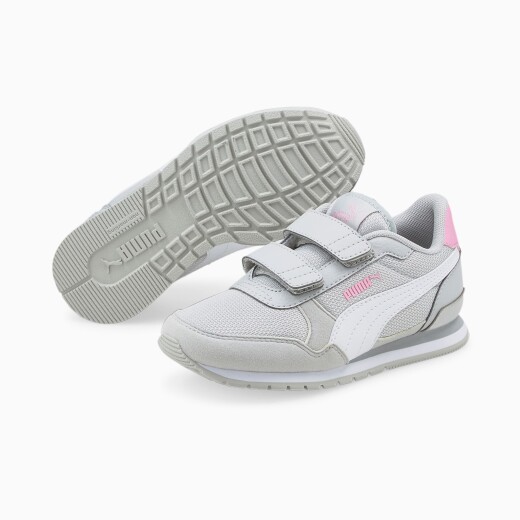 Champion Puma Niño ST Runner v3 Mesh V PS Gris-Rosa S/C