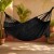 Hamaca Paraguaya Silla Colgante Reforzada Jardín Bolso + Acc Color Negro