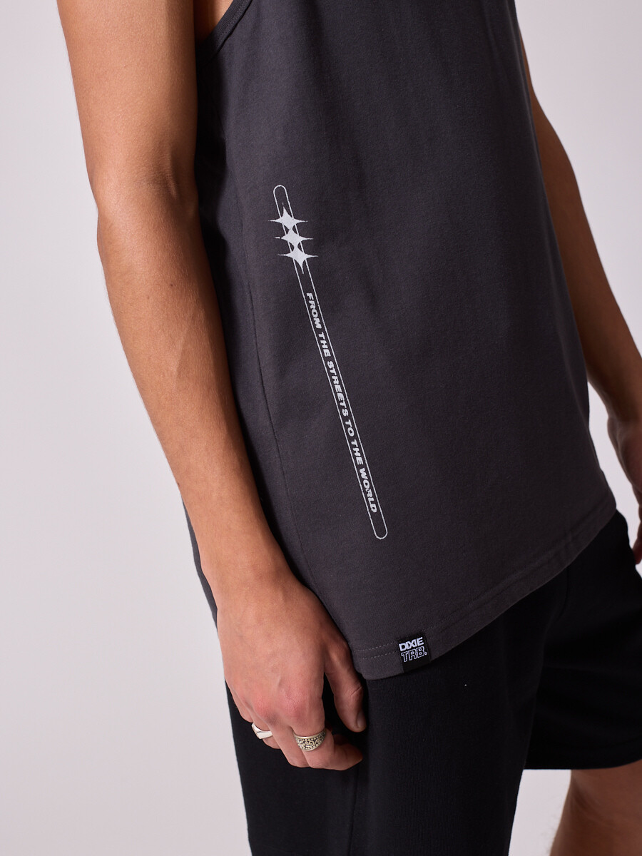 MUSCULOSA SALCO DIXIE Gris Oscuro