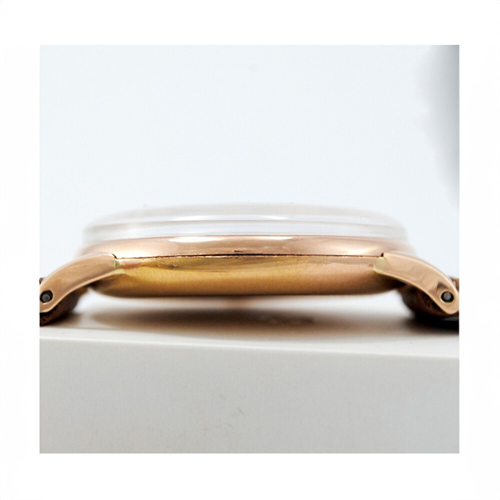 Omega Oro 18K Rosa 35 Mm Movimiento Manual Calibre R17.8 Sc. Año 1942 Omega Oro 18K Rosa 35 Mm Movimiento Manual Calibre R17.8 Sc. Año 1942