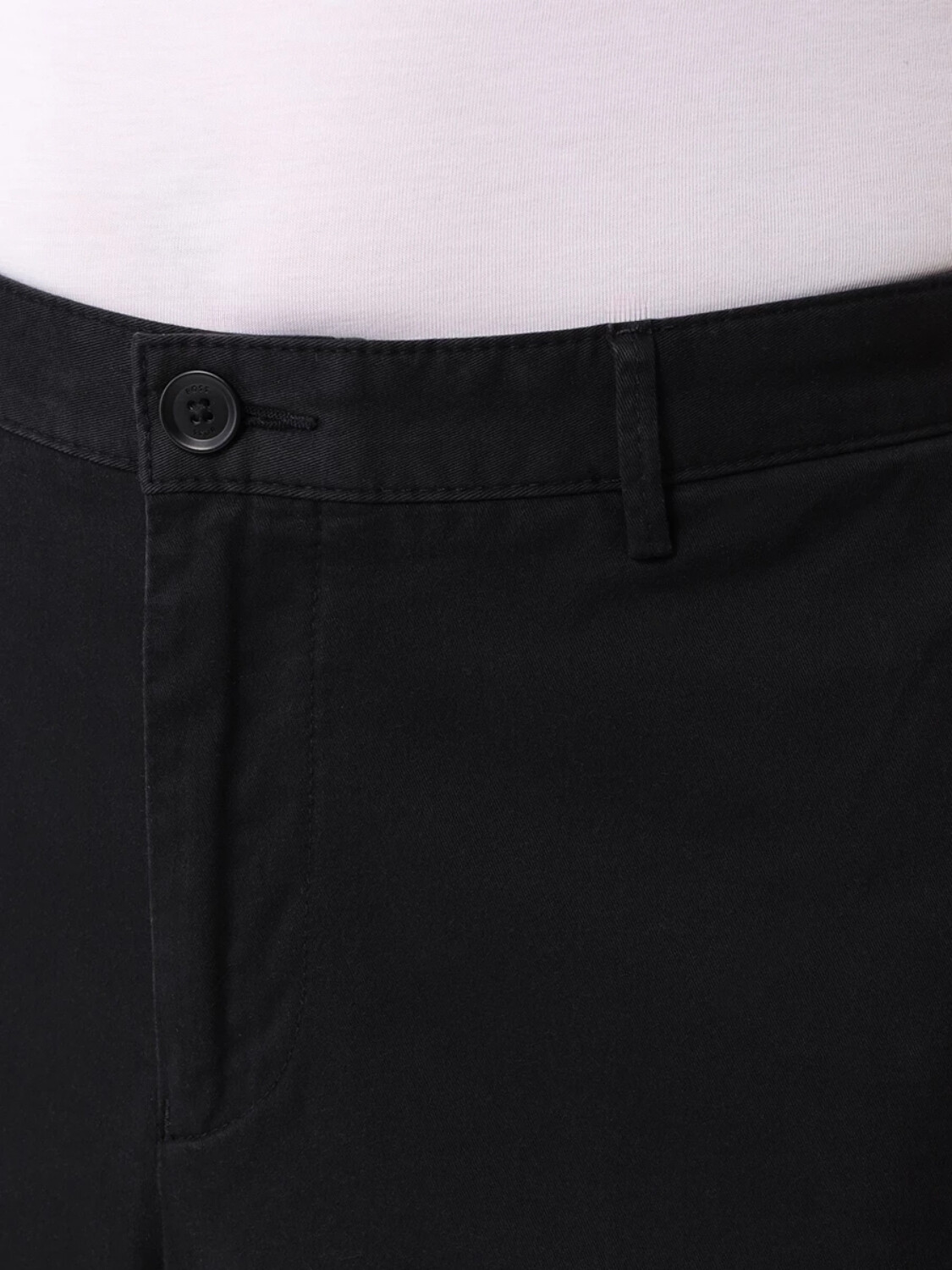 BOSS -Bermudas slim fit de gabardina de algodón elastizado 0