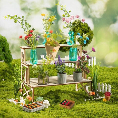 Mini Jardín en Miniatura para Armar Sc