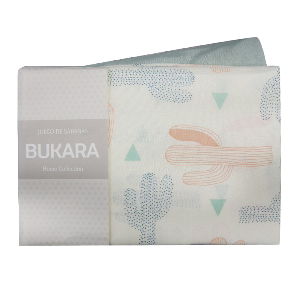 Juego Sábanas Queen Size Bukara 100% Microfibra - 231 CACTUS JADE 