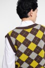 CHALECO TEJIDO Marron