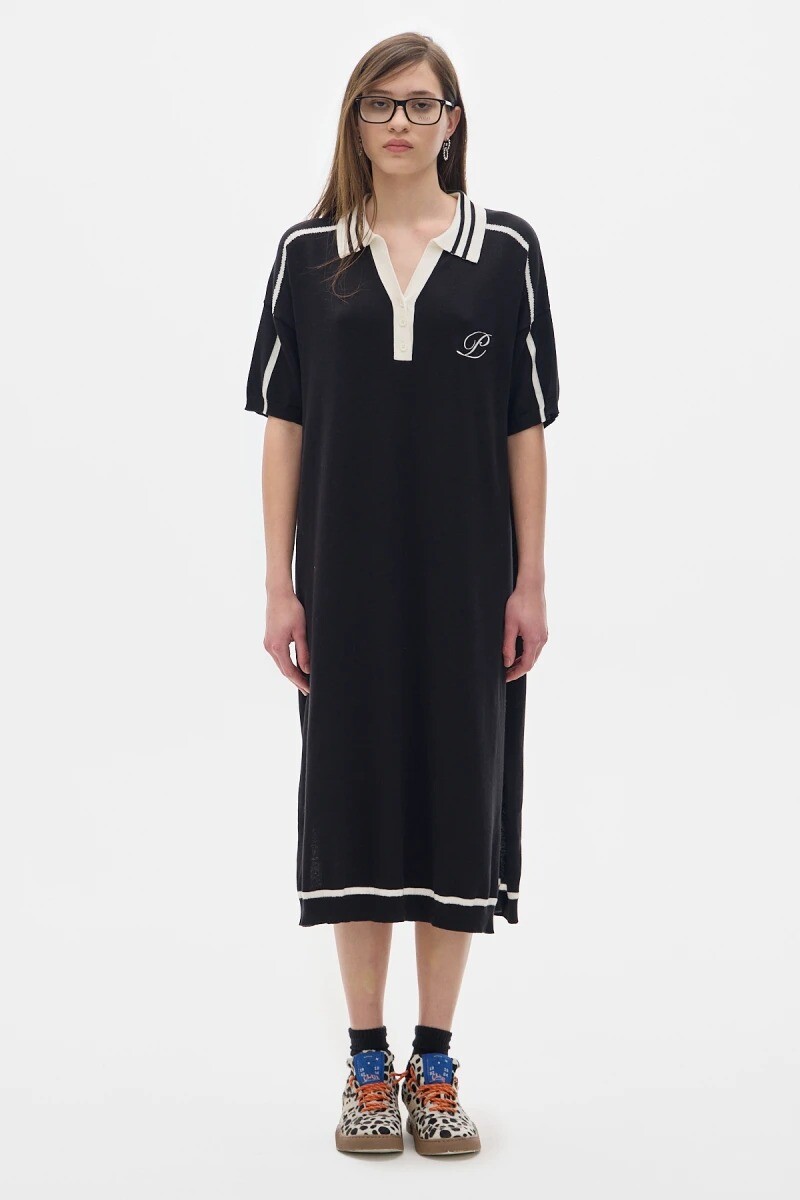 Vestido Pol S26 Negro