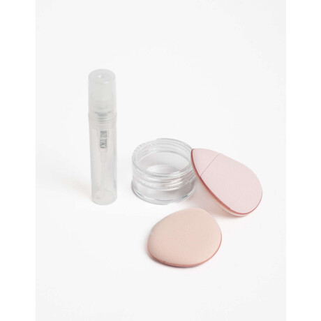 Set De Mini Contenedores De Skincare Rosa Piel