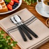 Primavera Negro Set 3 cucharas postre 60330/5 Primavera Negro Set 3 cucharas postre 60330/5