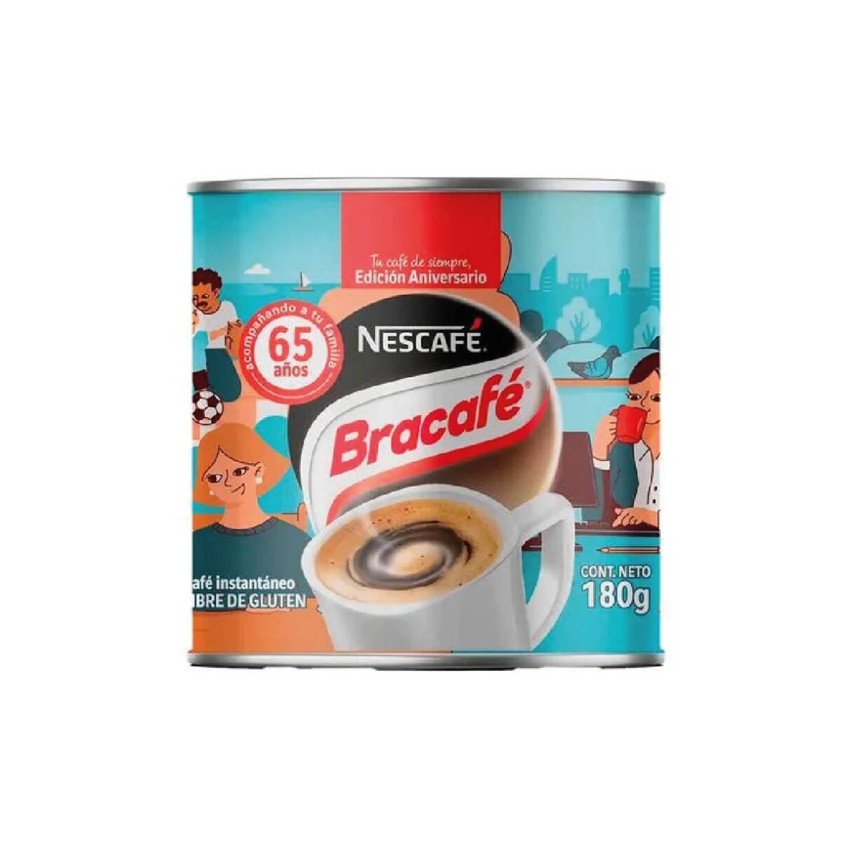 CAFÉ BRACAFE. 180 GRS NESCAFE LATA 