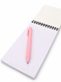 LIBRETA CON LAPICERA 80 HOJAS ROSADO