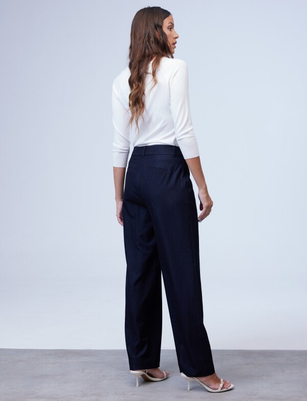 Pantalon Denim Wide Leg MARINO