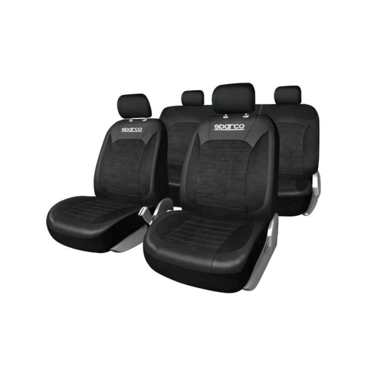 Cubreasientos Auto Sparco Universal - Gamuza Ecológica 