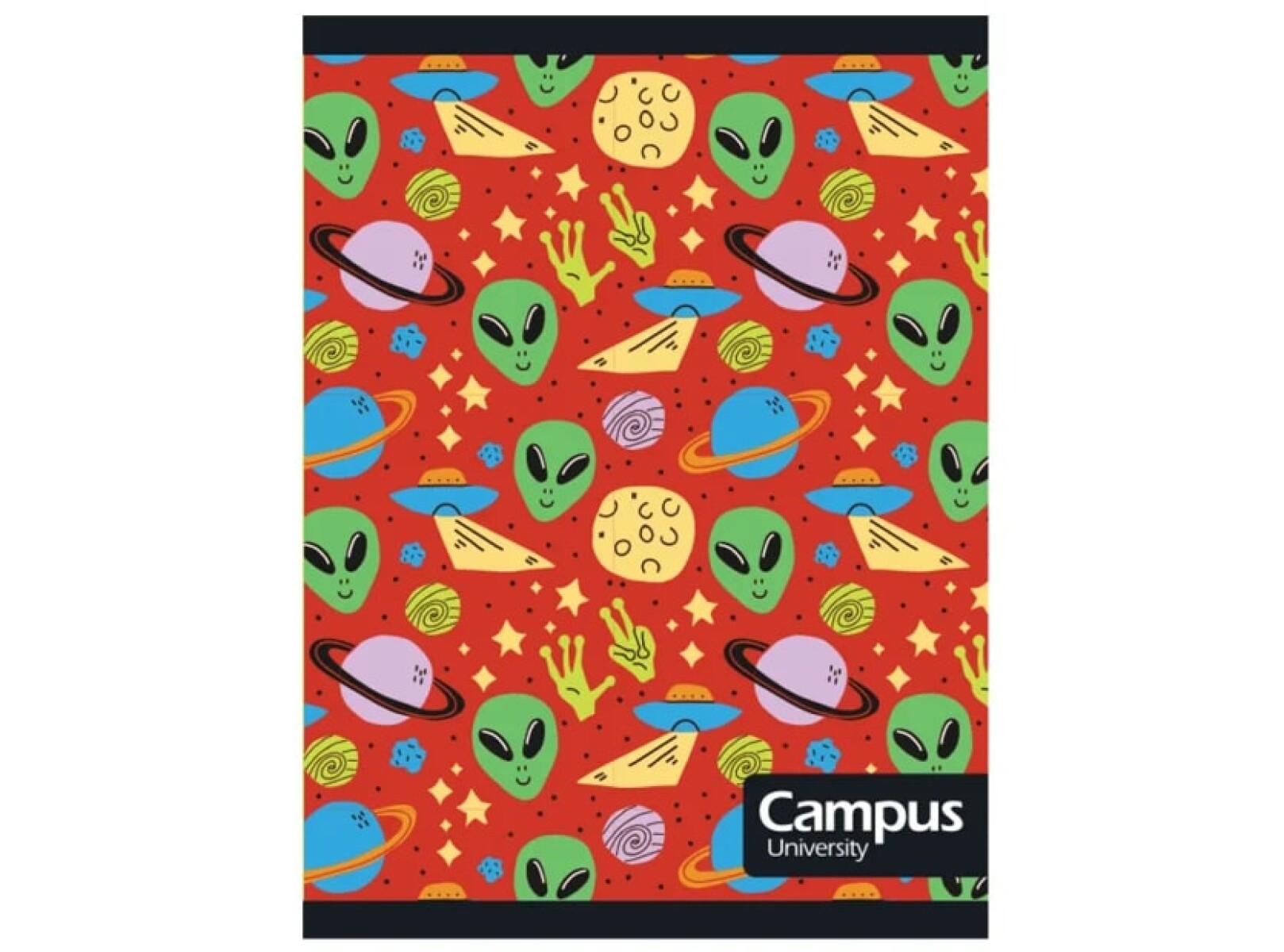 Cuaderno Campus 36 Hojas Rayado - Aliens 