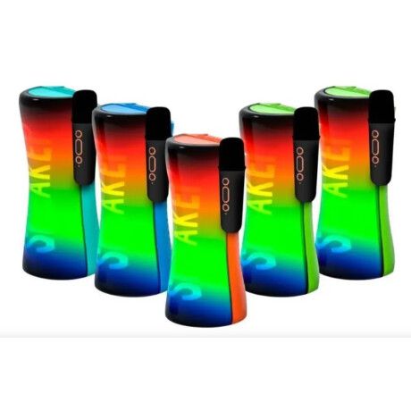 Parlante Bluetooth Portátil RGB Con Micrófono Inalámbrico FM USB Parlante Bluetooth Portátil RGB Con Micrófono Inalámbrico FM USB