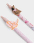 Lapices y Lapiceras Animalito Set De Lapiceras Con Topper De Silicona - Combinacion Multicolor