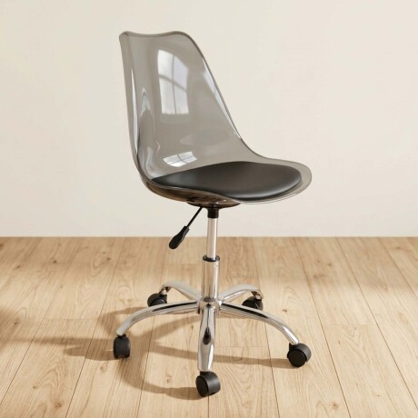 SILLA DE OFICINA POLIPROPILENO NEGRO HYL-053
